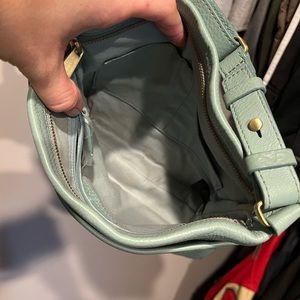 Set of two fossil brand leather crossbody purses